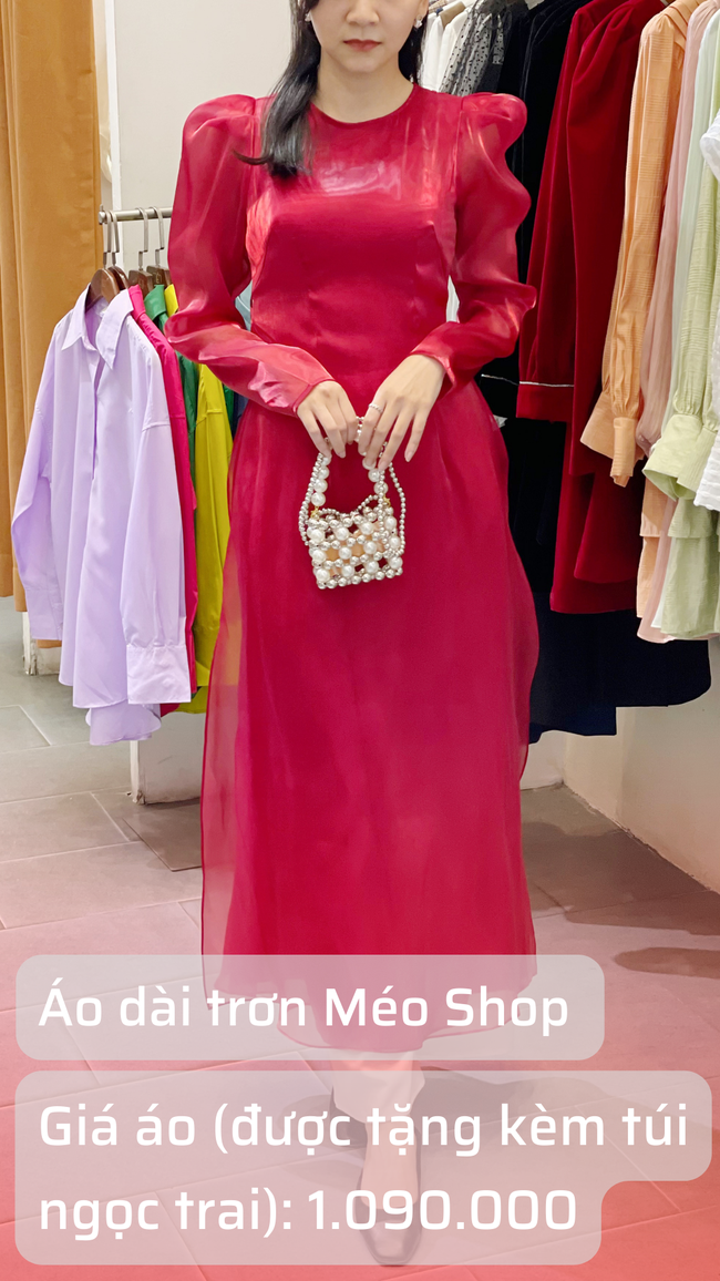 Review tận tay 9 mẫu áo dài đẹp mê ly cho Tết 2023 - Ảnh 8.