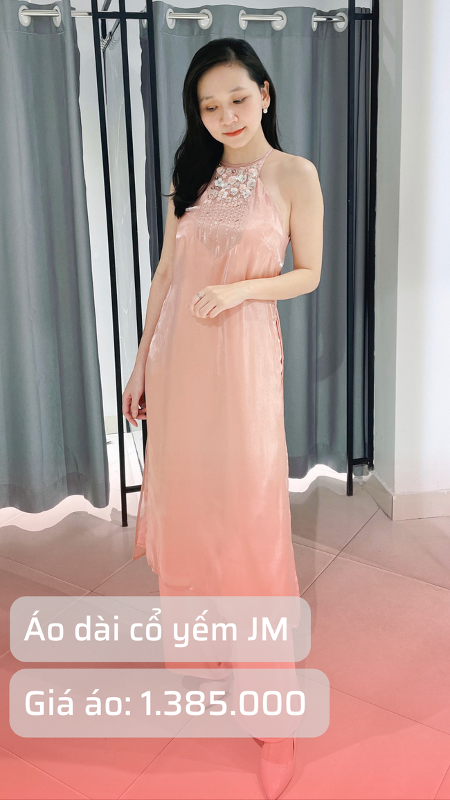 Review tận tay 9 mẫu áo dài đẹp mê ly cho Tết 2023 - Ảnh 3.