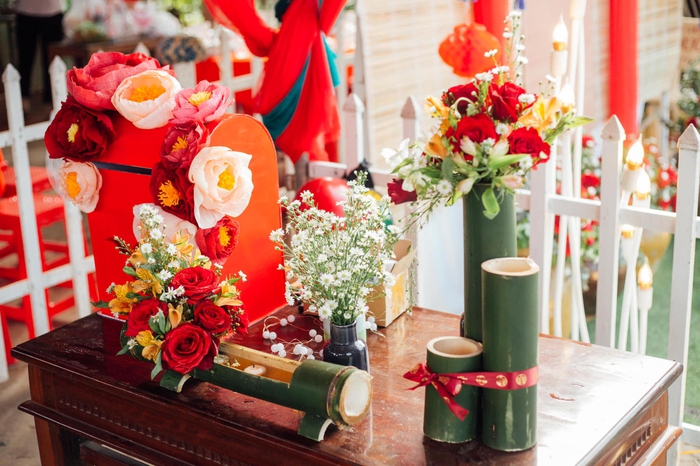 Đám cưới đậm chất miền Tây của cô dâu Trà Vinh, chi phí trang trí 12 triệu đồng - Ảnh 5.