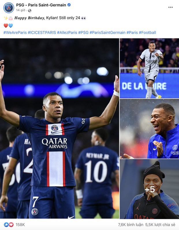 Gạt nỗi buồn chung kết World Cup, Kylian Mbappé mừng sinh nhật tuổi 24 - Ảnh 2.