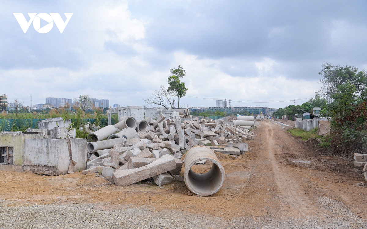 Cận cảnh con đường 500 tỷ đồng thành hình kết nối cao tốc Pháp Vân-Cầu Giẽ - Ảnh 5.