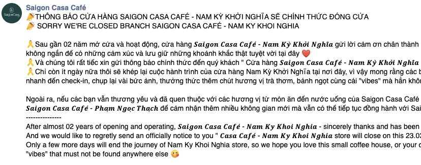 Nova Group sau 1 tháng công bố tái cấu trúc: Cà phê Casa dừng hoạt động, PhinDeli gỡ biển, website Nova Service biến mất - Ảnh 2.