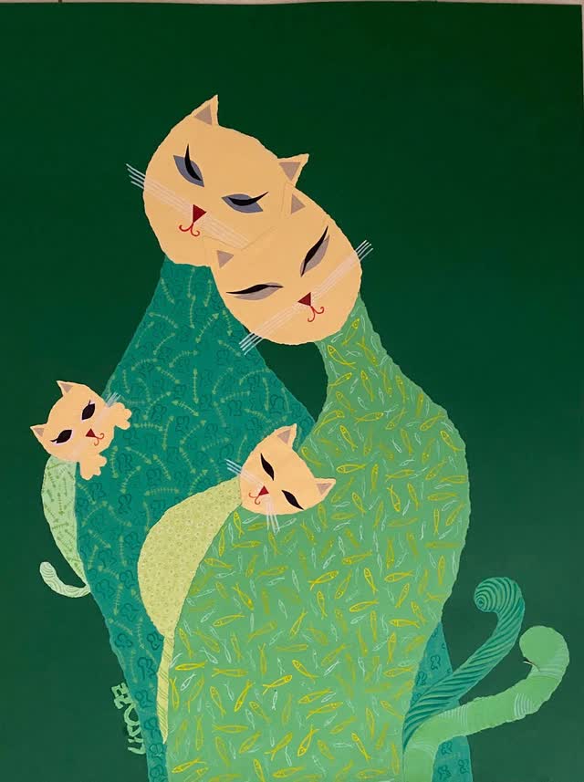 Độc đáo gần 100 sắc thái của linh vật mèo trong triển lãm Mèo Du Xuân: Quy tụ toàn họa sĩ nổi tiếng - Ảnh 2.