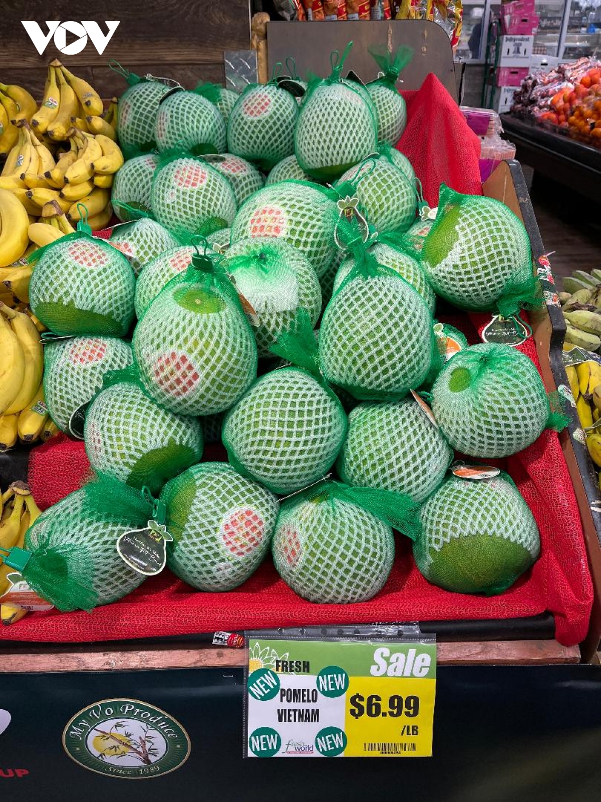 Bưởi da xanh Việt Nam lần đầu có mặt tại Mỹ, người Việt hào hứng mua - Ảnh 3. Bưởi da xanh Việt Nam lần đầu có mặt tại Mỹ, người Việt hào hứng mua - Ảnh 3.