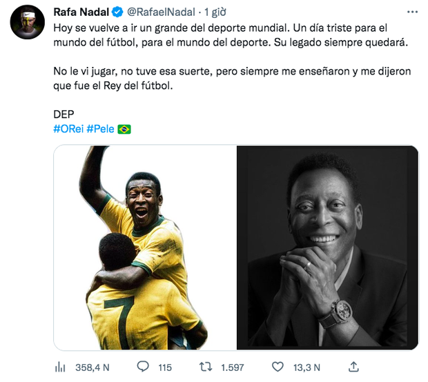  Messi, Ronaldo và các ngôi sao bày tỏ niềm tiếc thương vô hạn với Vua bóng đá Pele - Ảnh 5.