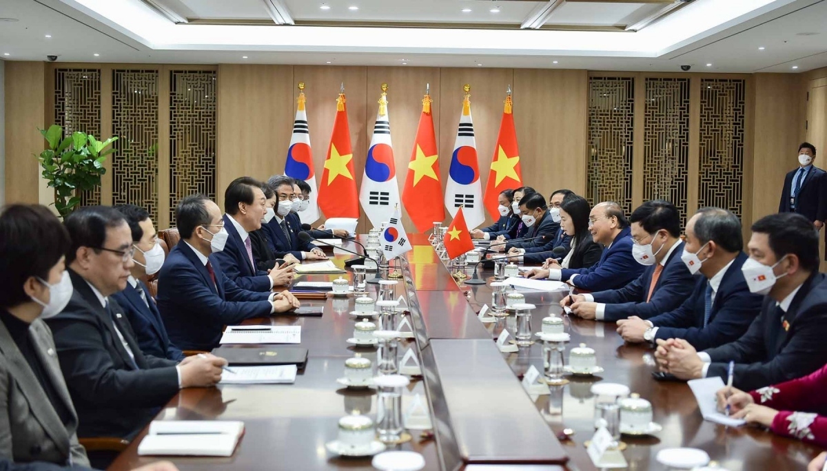 Toàn cảnh chuyến thăm cấp Nhà nước tới Hàn Quốc của Chủ tịch nước Nguyễn Xuân Phúc - Ảnh 5.