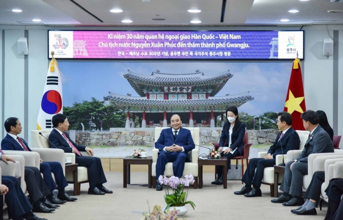 Toàn cảnh chuyến thăm cấp Nhà nước tới Hàn Quốc của Chủ tịch nước Nguyễn Xuân Phúc - Ảnh 15.
