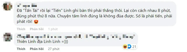 ĐT Việt Nam lập cú đúp ngay M1 Tết, CDM xuýt xoa chuyện tâm linh không đùa được đâu: Đã Tấn Tài lại còn Tiến Linh, cách nhau 8 phút thì chỉ có phát! - Ảnh 2.