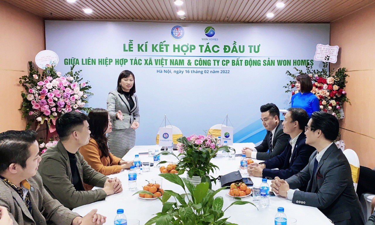 Liên Hiệp Hợp Tác Xã Việt Nam Và BĐs Won Homes Ký Kết Hợp Tác 6388