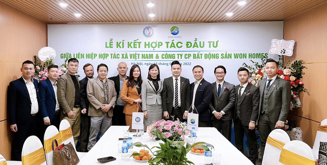 Liên hiệp Hợp tác xã Việt Nam và BĐS Won Homes ký kết hợp tác - Ảnh 1.