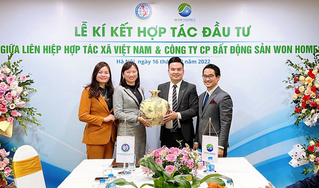Liên hiệp Hợp tác xã Việt Nam và BĐS Won Homes ký kết hợp tác - Ảnh 3.