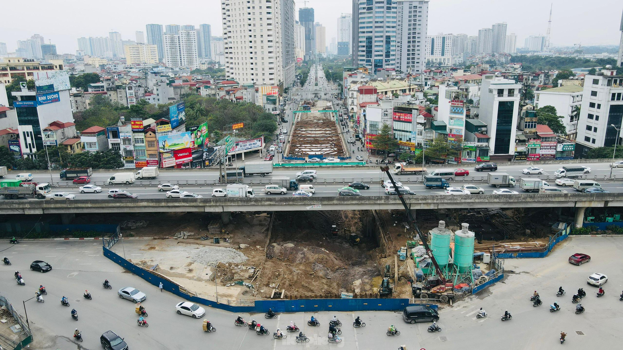 Toàn cảnh dự án hầm chui 700 tỷ đồng ở Hà Nội dần hình thành - Ảnh 1.