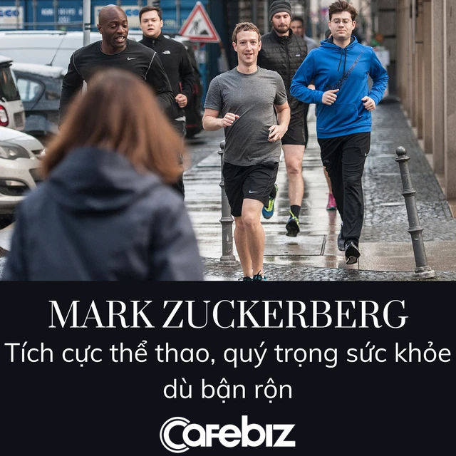 Động lực để chạy bộ: Mark Zuckerberg là CEO công ty trăm tỷ USD nhưng sáng chủ nhật hay tráng miệng bằng 32km, có năm chạy được 500km - Ảnh 1.