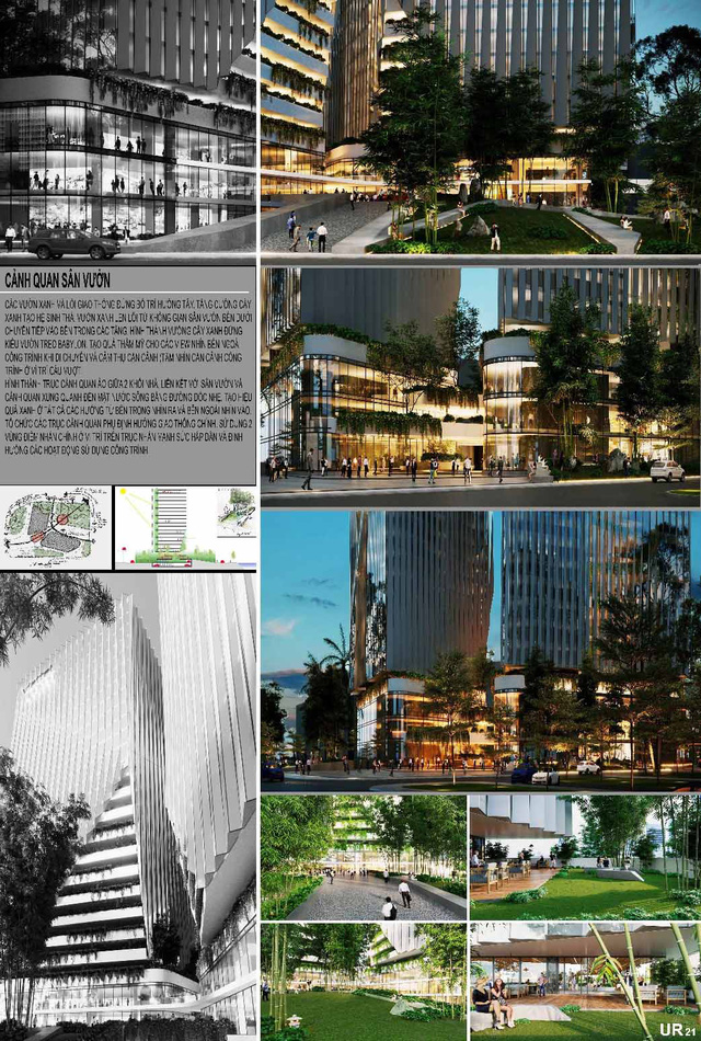 Cận cảnh thiết kế Tòa nhà Viettel Đà Nẵng: Nằm trong khuôn viên rộng hơn 1 hecta, gồm 2 tháp Trung tâm phần mềm - văn phòng và tháp Thương mại - dịch vụ công nghệ cao - Ảnh 4.