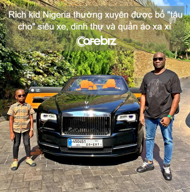 Lối sống xa hoa của rich kid Nigeria: Tự xưng tỷ phú trẻ nhất thế giới, 6 tuổi có cơ ngơi riêng, dàn Lamborghini, Ferrari la liệt khắp nhà - Ảnh 4.