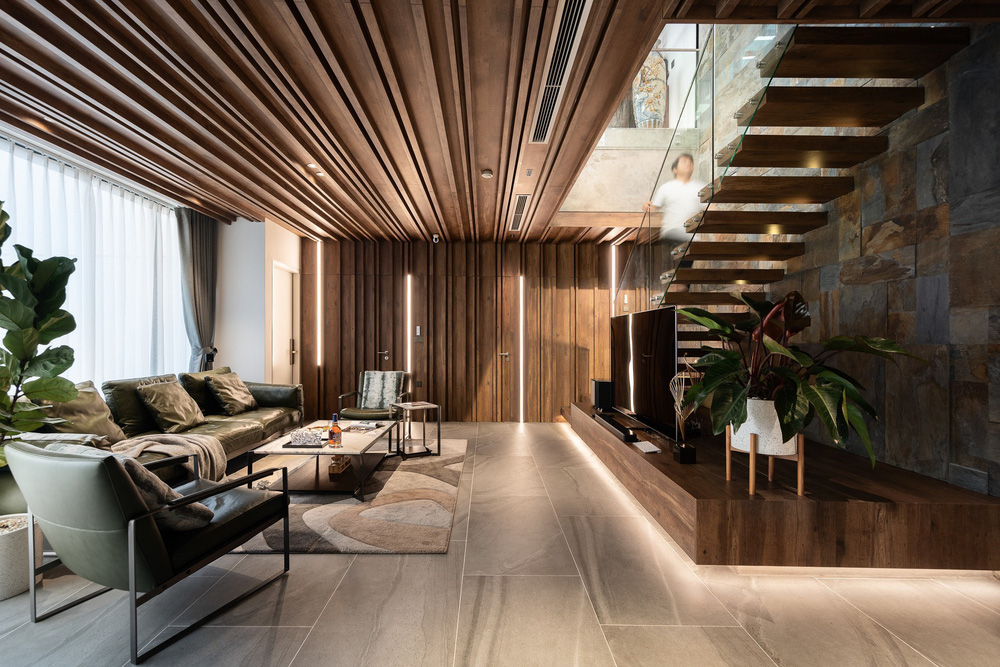 Những căn penthouse đốt tiền: Chủ nhà chịu chơi mang vách đá đen vào giữa phòng khách, cặp vợ chồng Hà Nội có hẳn hồ sen trên tầng 30, đặc biệt nhất căn hộ 200 tỷ đồng như bảo tàng - Ảnh 16. Những căn penthouse đốt tiền: Chủ nhà chịu chơi mang vách đá đen vào giữa phòng khách, cặp vợ chồng Hà Nội có hẳn hồ sen trên tầng 30, đặc biệt nhất căn hộ 200 tỷ đồng như bảo tàng - Ảnh 16.