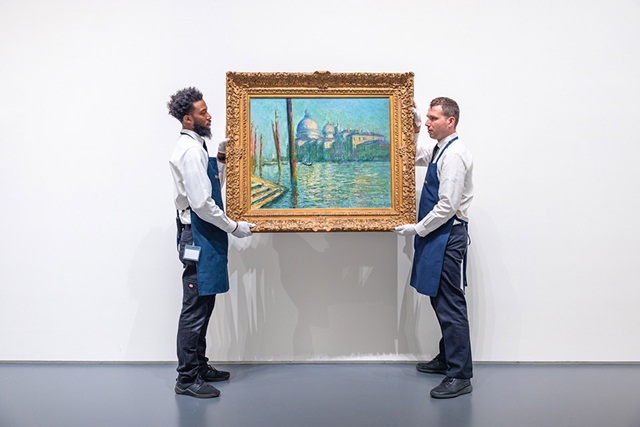 Tranh quý vẽ tại Venice của danh họa Monet chuẩn bị đấu giá 50 triệu USD - Ảnh 1.