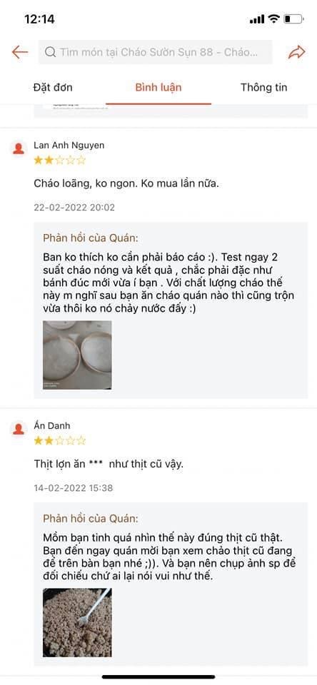 Ngỡ ngàng trước thái độ của chủ quán cháo sườn nổi tiếng Hà Nội: Đốp chát tay đôi với khách trên ứng dụng online, đuổi khách tiễn vong, chê khách luyên thuyên, rảnh - Ảnh 3.