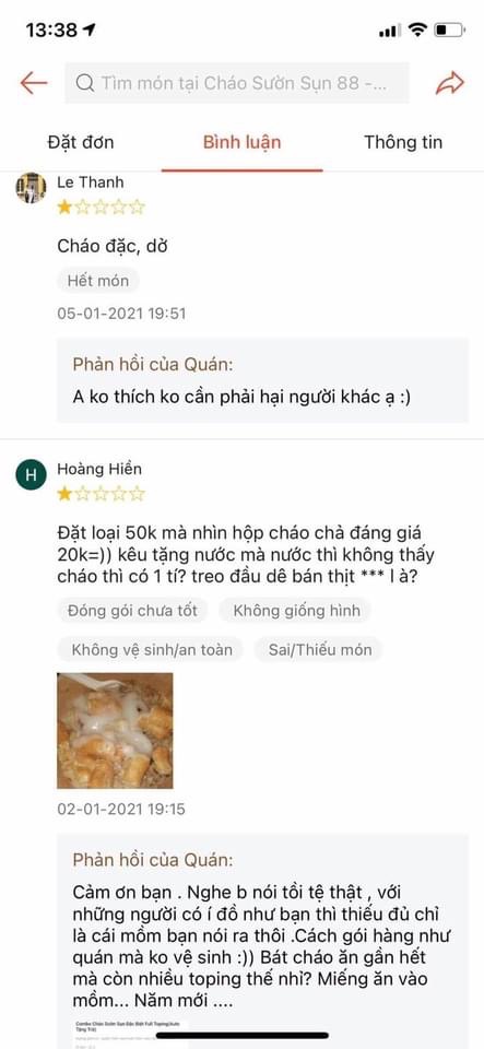 Ngỡ ngàng trước thái độ của chủ quán cháo sườn nổi tiếng Hà Nội: Đốp chát tay đôi với khách trên ứng dụng online, đuổi khách tiễn vong, chê khách luyên thuyên, rảnh - Ảnh 6.