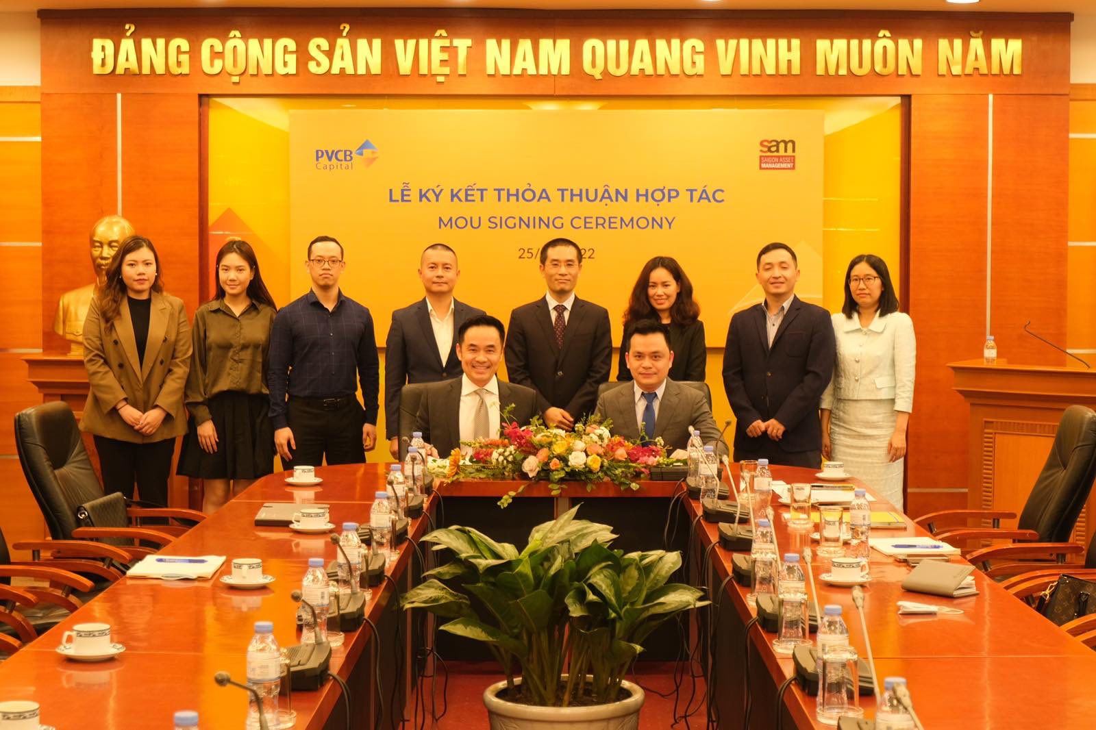 PVcomBank Fund Management và quỹ SAM của Shark Louis Nguyễn ký thoả thuận hợp tác - Ảnh 1. PVcomBank Fund Management và quỹ SAM của Shark Louis Nguyễn ký thoả thuận hợp tác - Ảnh 1.