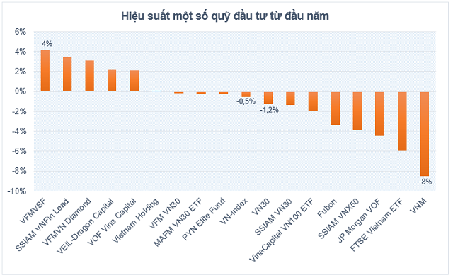 VNFin Lead là một trong số ít quỹ ETF tăng trưởng dương hai tháng đầu năm - Ảnh 1.