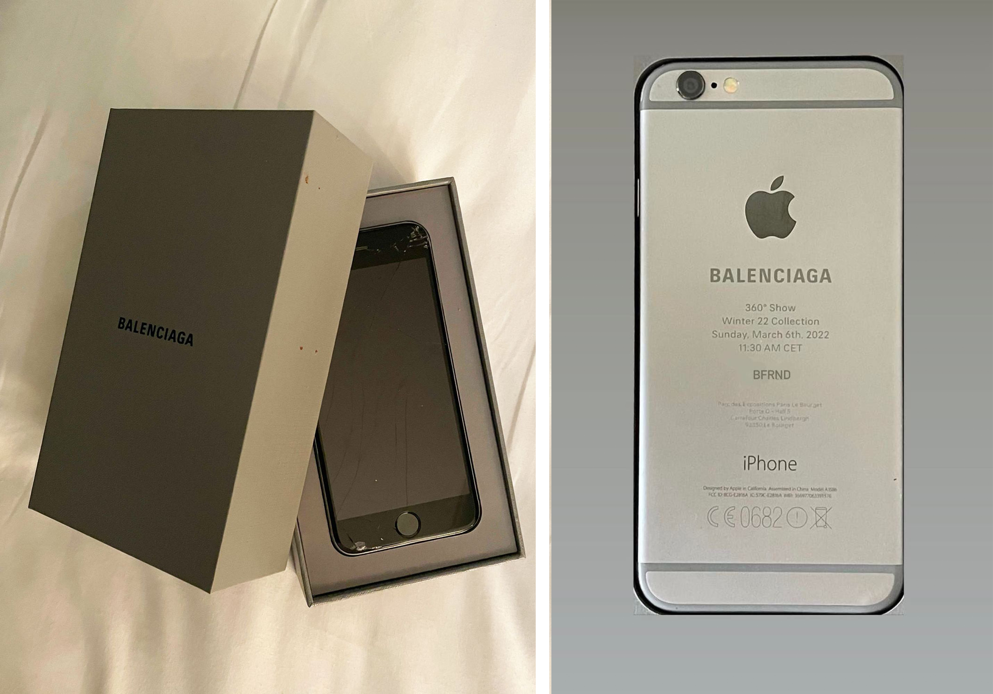 Đăng ký mua sản phẩm của Balenciaga và nhận ngay một chiếc iPhone 6 miễn phí. Đây là một cơ hội tuyệt vời để sở hữu cả một món đồ thời trang cao cấp và một chiếc điện thoại phổ thông đẳng cấp. Hãy xem hình ảnh liên quan đến từ khóa \