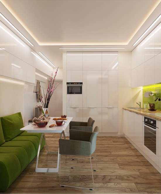 Nhà bếp không có cửa sổ là điểm chung của nhiều nhà chung cư và giải pháp thiết kế khắc phục siêu hay - Ảnh 6.