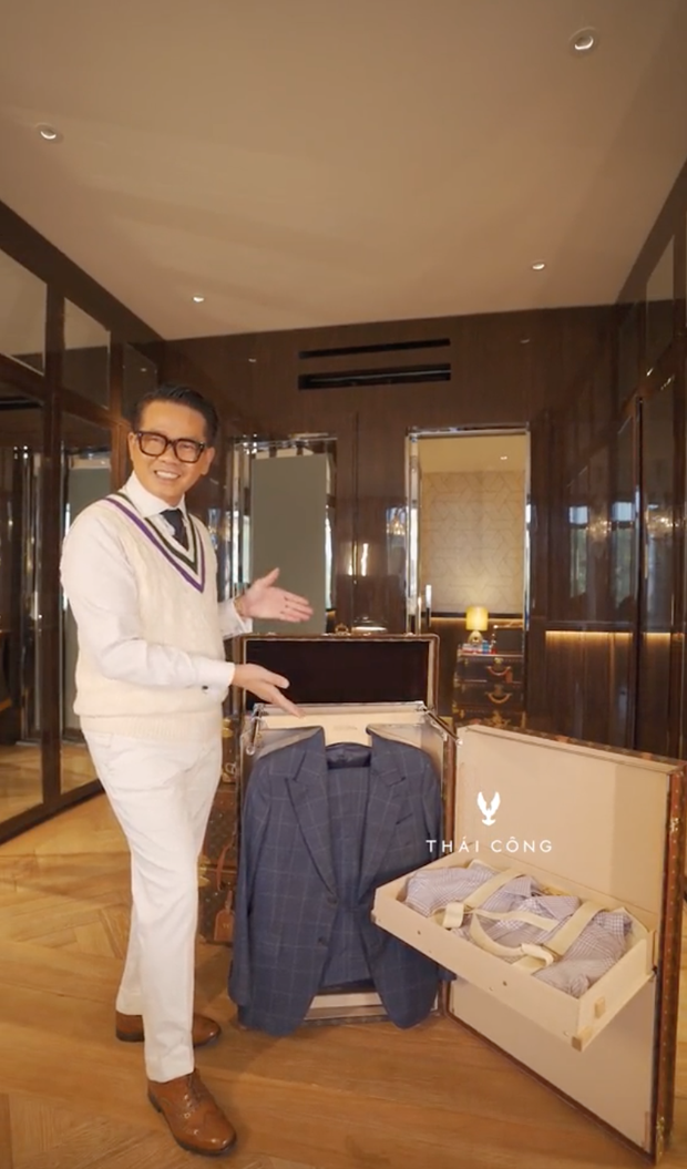 Thái Công giới thiệu chiếc vali yêu thích đựng 1 áo sơ mi và 1 áo vest giá sương sương 1,5 tỷ - Ảnh 4.
