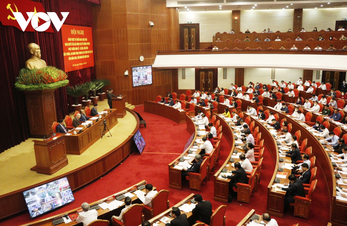 Tổng Bí thư Nguyễn Phú Trọng chủ trì Hội nghị quán triệt Nghị quyết 11 của Bộ Chính trị - Ảnh 13.