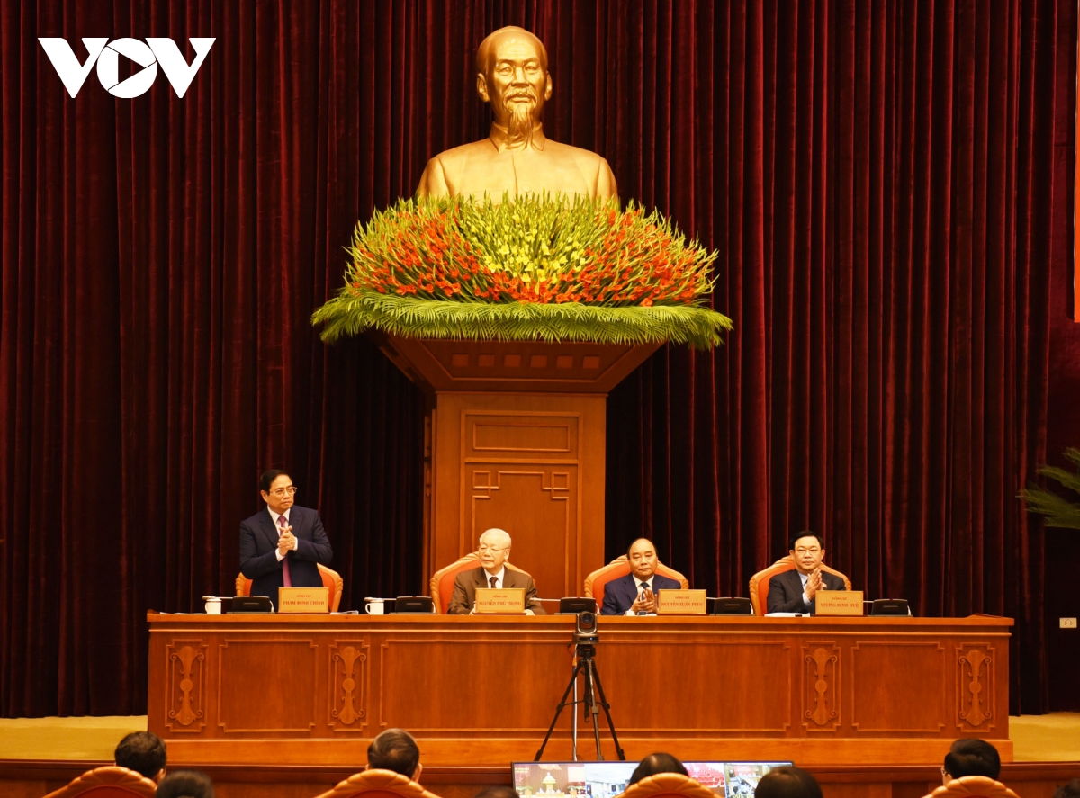 Tổng Bí thư Nguyễn Phú Trọng chủ trì Hội nghị quán triệt Nghị quyết 11 của Bộ Chính trị - Ảnh 5.