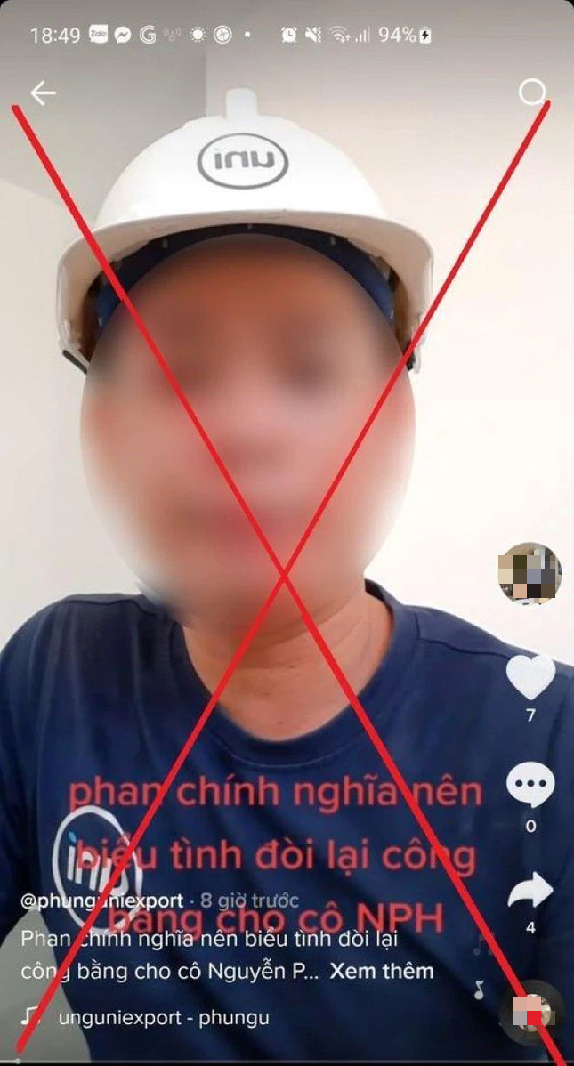 Xử phạt TikToker kêu gọi fan chính nghĩa của bà Nguyễn Phương Hằng biểu tình - Ảnh 1. Xử phạt TikToker kêu gọi fan chính nghĩa của bà Nguyễn Phương Hằng biểu tình - Ảnh 1.