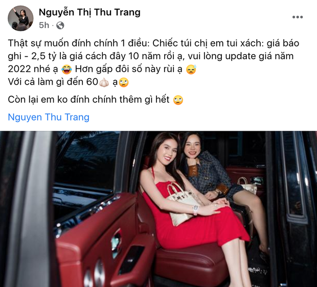 Bạn thân Ngọc Trinh khẳng định túi Hermès 2 người đeo giờ đã tăng đến hơn 5 tỷ đồng, tin được không? - Ảnh 4.