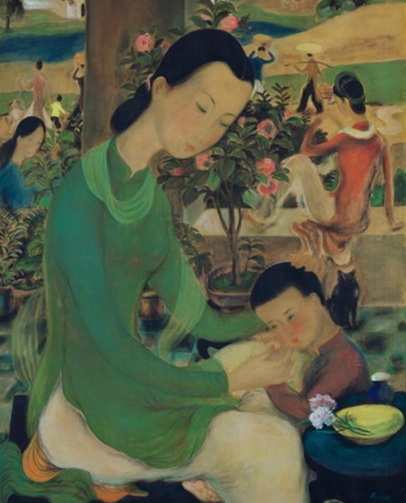  Thêm một bức tranh của danh họa Lê Phổ được bán giá triệu USD  - Ảnh 3.