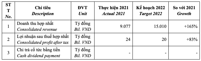 Lợi nhuận 2021 sụt giảm 93% xuống 24 tỷ đồng, Coteccons gây bất ngờ khi đặt kế 2022 thậm chí còn thấp hơn - Ảnh 2.