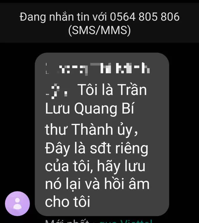 Mạo danh Bí thư Thành ủy Hải Phòng mượn hàng trăm triệu đồng - Ảnh 1. Mạo danh Bí thư Thành ủy Hải Phòng mượn hàng trăm triệu đồng - Ảnh 1.