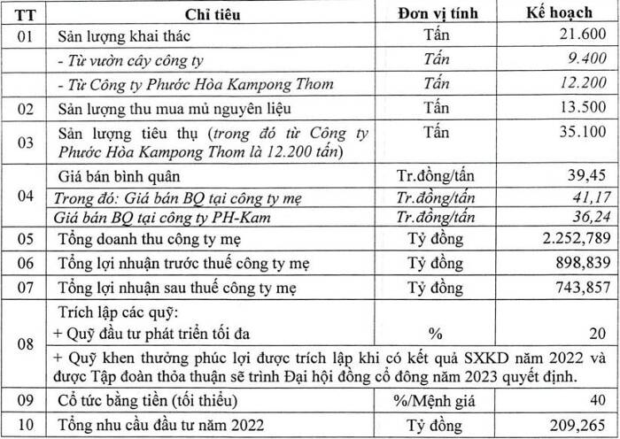 Quý 1 lãi đột biến, Cao su Phước Hòa (PHR) tiếp tục đề kế hoạch LNTT riêng gấp gần 5 lần trong quý 2/2022 - Ảnh 1. Quý 1 lãi đột biến, Cao su Phước Hòa (PHR) tiếp tục đề kế hoạch LNTT riêng gấp gần 5 lần trong quý 2/2022 - Ảnh 1.