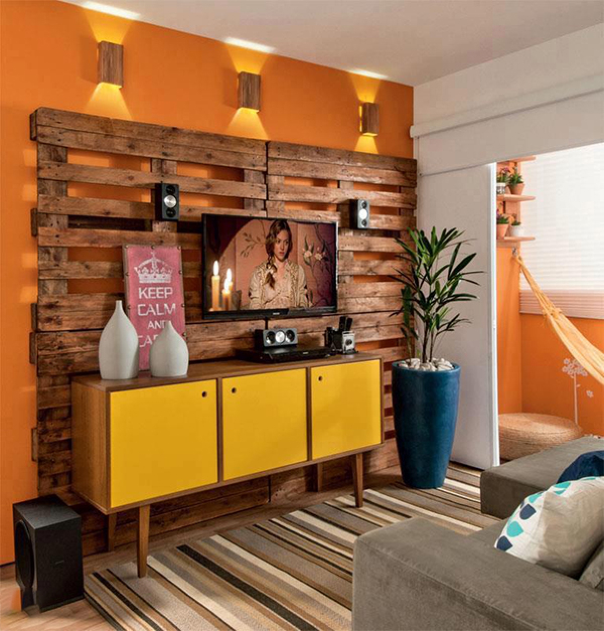 Ý tưởng tận dụng gỗ trong trang trí - Ảnh 3.