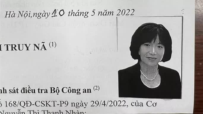 Truy nã chủ tịch AIC Nguyễn Thị Thanh Nhàn - Ảnh 1. Truy nã chủ tịch AIC Nguyễn Thị Thanh Nhàn - Ảnh 1.