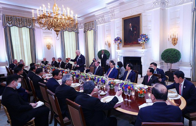  Hình ảnh Thủ tướng Phạm Minh Chính và các lãnh đạo ASEAN tại Nhà trắng  - Ảnh 3.
