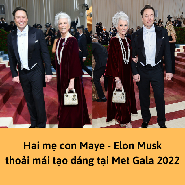 Đẳng cấp độc thân nhiều tiền: Elon Musk gây sốt khi xuất hiện cùng mẹ siêu mẫu tại Met Gala 2022 - Ảnh 1.
