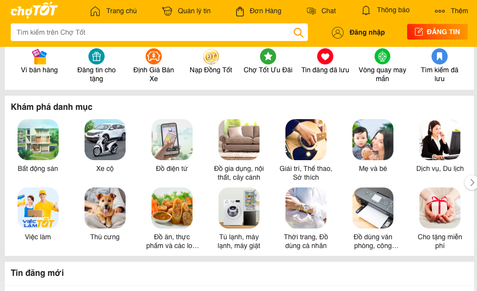 Chợ Tốt Chuyên mua bán online on the App Store