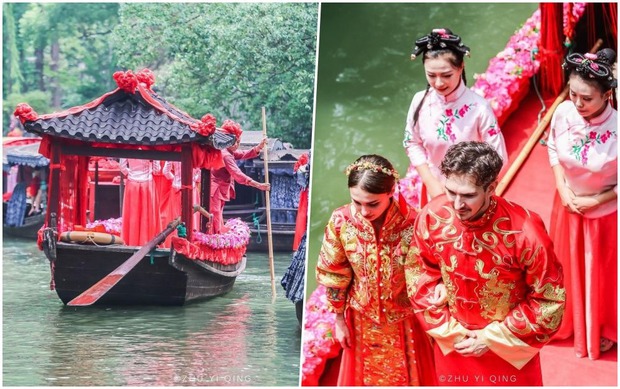 Cổ trấn 800 năm tuổi đẹp nhất nhì vùng sông nước Giang Nam với phong tục đám cưới nước lộng lẫy, dệt hoa mộng cho muôn vàn cô dâu - Ảnh 24.