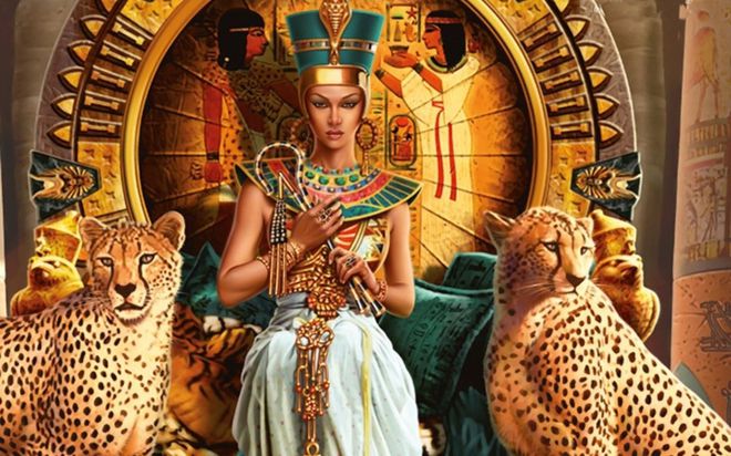 Chân dung Nữ hoàng Nefertiti quyền năng của Ai Cập cổ đại, được ...