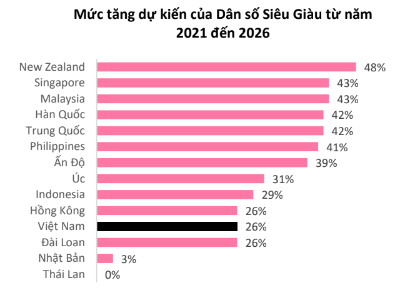 Knight Frank: Tài sản các tỷ phú vẫn tăng mạnh trong năm 2021, dân số giàu Việt Nam dự tăng 40,8% nhờ sự sôi động của dòng nguồn vốn FDI - Ảnh 1.