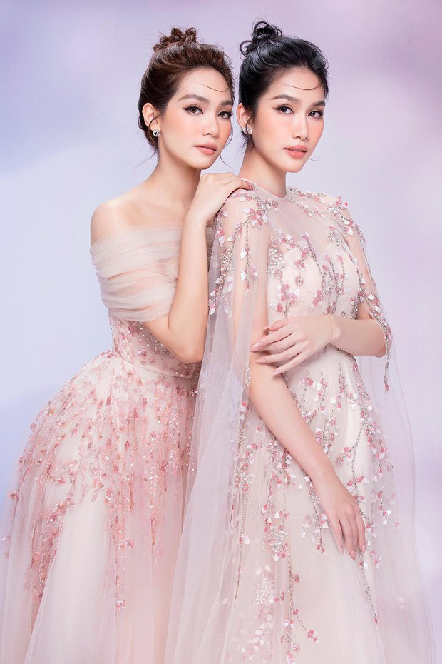 Á hậu Phương Anh đọ nhan sắc đỉnh cao với Hoa hậu Quốc tế 2019 trong tà áo dài Việt Nam - Ảnh 6.