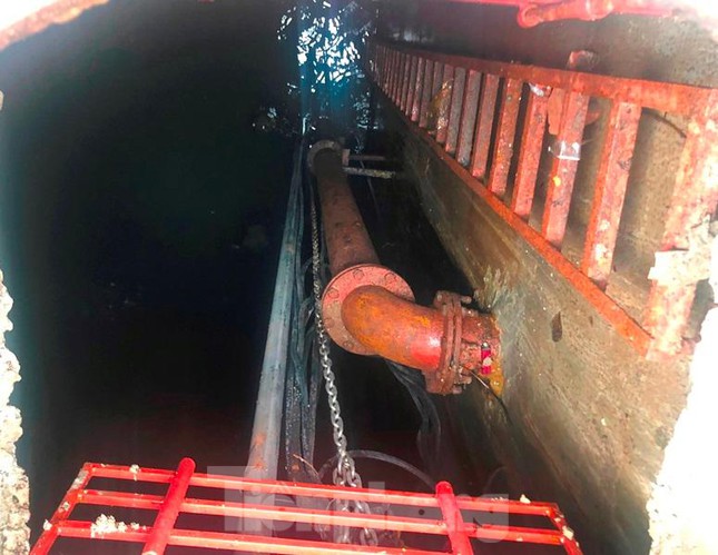  Cận cảnh hầm ngầm chống ngập đầu tiên của Hà Nội  - Ảnh 4.