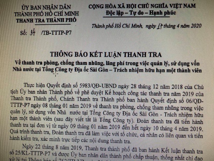Công an điều tra sai phạm tại Tổng công ty Địa ốc Sài Gòn - Ảnh 1. Công an điều tra sai phạm tại Tổng công ty Địa ốc Sài Gòn - Ảnh 1.