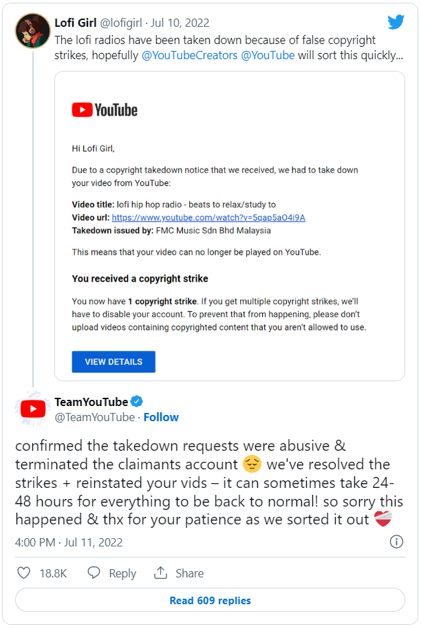 Nổi tiếng với video livestream dài hơn 3 năm, kênh YouTube này vẫn bị gỡ bỏ do các cuộc tấn công vi phạm bản quyền - Ảnh 2.