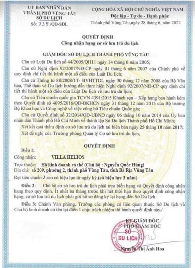 Công an vào cuộc vụ lừa đảo biệt thự ma Helios Villa Vũng Tàu - Ảnh 2. Công an vào cuộc vụ lừa đảo biệt thự ma Helios Villa Vũng Tàu - Ảnh 2.