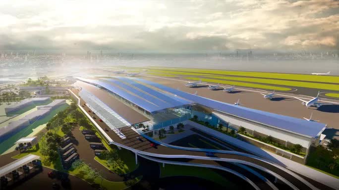 Ý tưởng thiết kế nhà ga T3 Tân Sơn Nhất lấy từ hình ảnh chiếc áo dài - Ảnh 2. Ý tưởng thiết kế nhà ga T3 Tân Sơn Nhất lấy từ hình ảnh chiếc áo dài - Ảnh 2.
